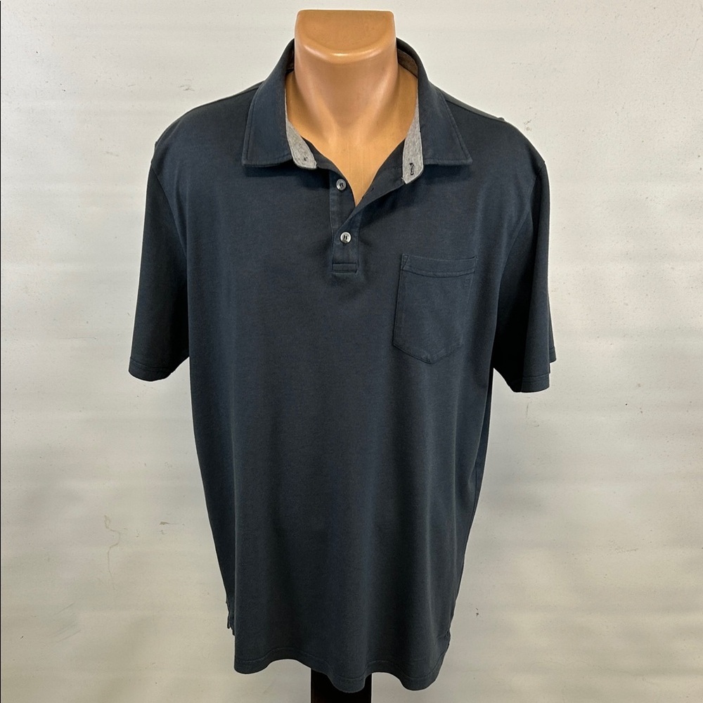 Free Fly short sleeve polo shirt.  XL
